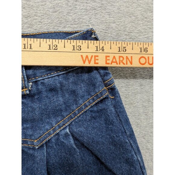 Vintage Boca Chica Jeans Womens 10 High Waist Pleated Tapered Made USA 90s Boho - Picture 4 of 13